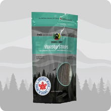 Friandises pour animaux de compagnie à base de lanières de chevreuil