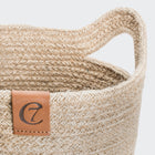 Panier de rangement en jute
