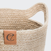 Panier de rangement en jute