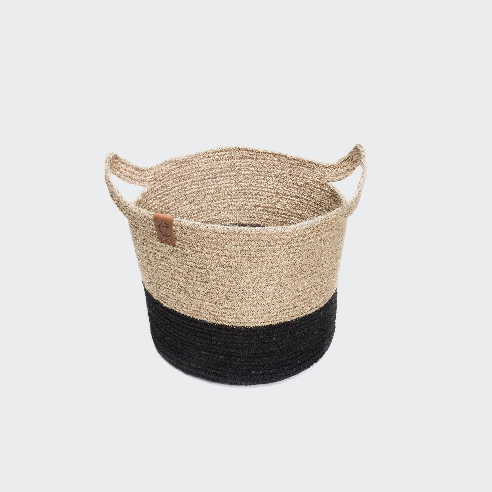 Panier de rangement en jute