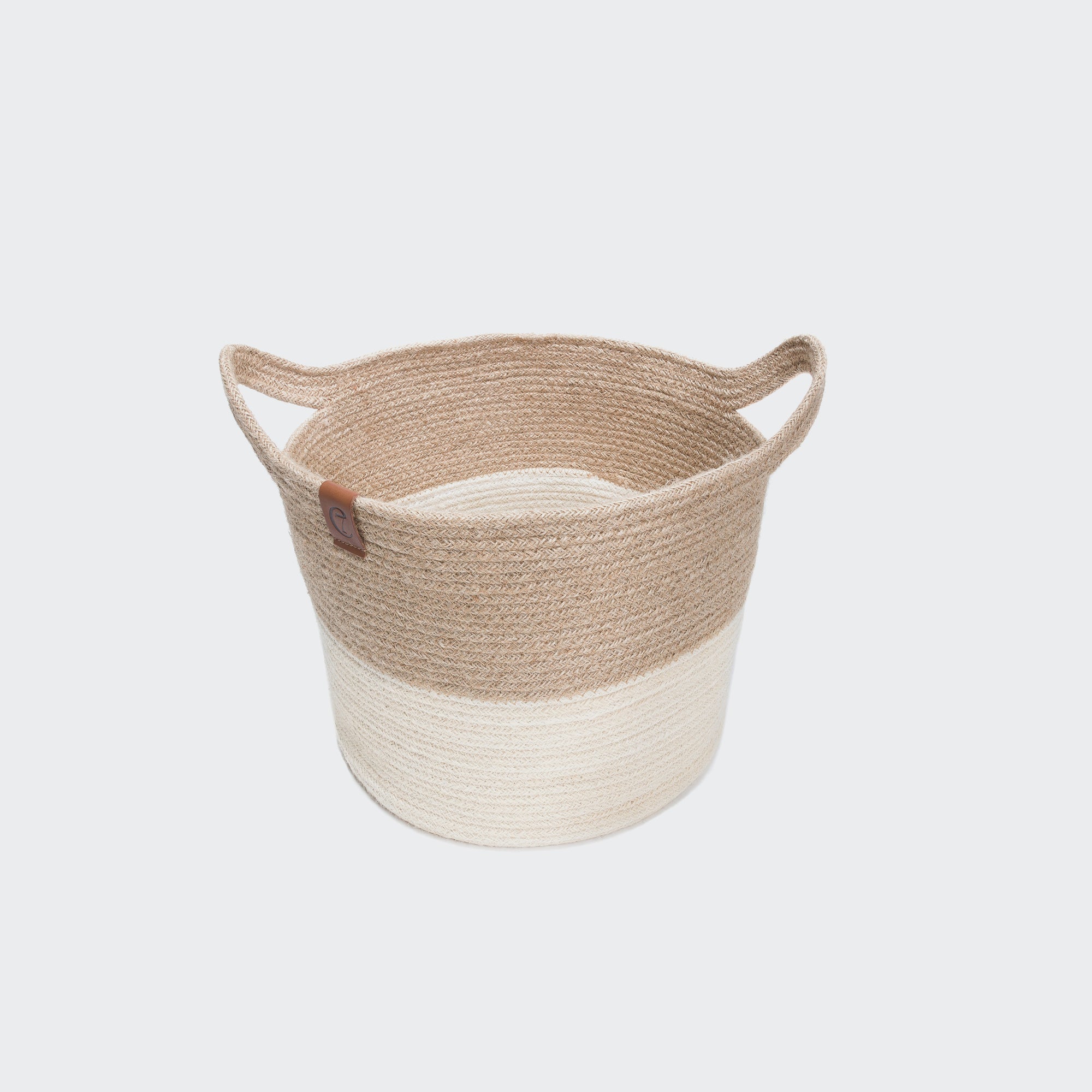 Panier de rangement en jute