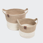 Panier de rangement en jute