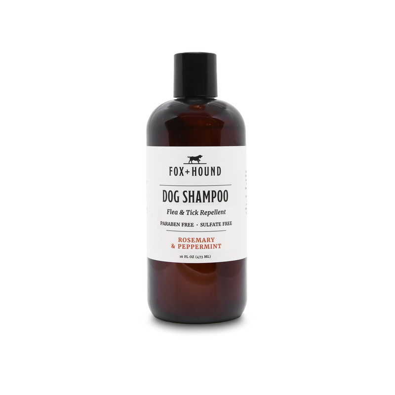 Shampoing et revitalisant pour chien au romarin et à la menthe poivrée