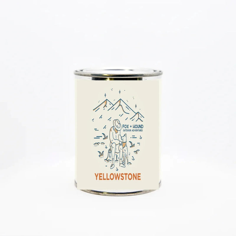Fox + Hound National Park Series YELLOWSTONE Soy Candle Outdoor Adventures