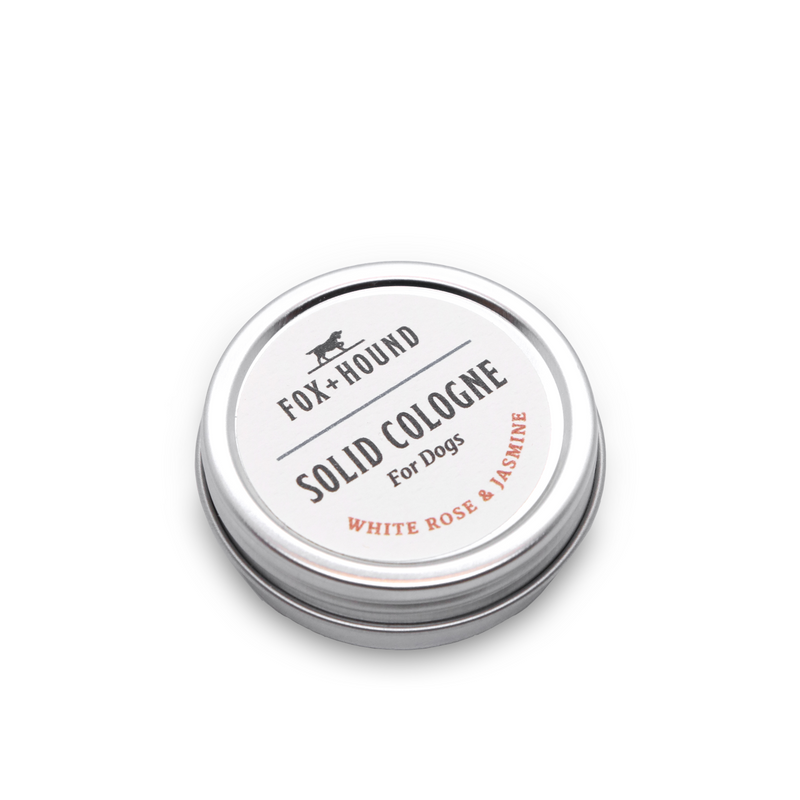 Eau de Cologne solide pour chiens - Rose blanche et jasmin