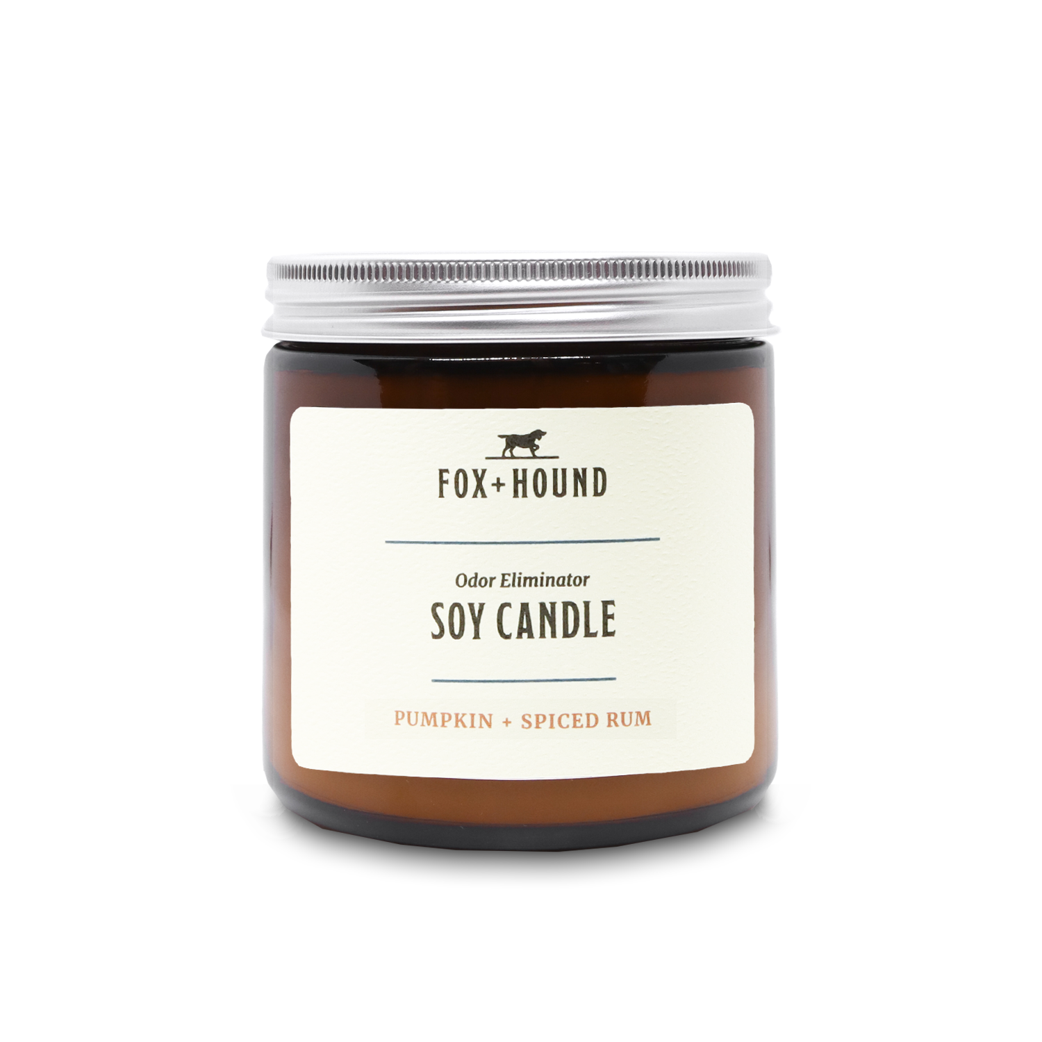 Bougie de soja anti-odeurs K9 Thunder - Citrouille + rhum épicé